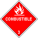 3 - Combustible Liquid symbol