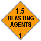 1.5 - Explosives symbol
