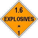 1.6 - Explosives symbol