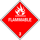 3 - Flammable Liquid symbol