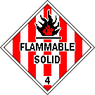 4.1 - Flammable Solid symbol