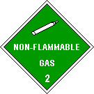 2.2 - Nonflammable Compressed Gas symbol