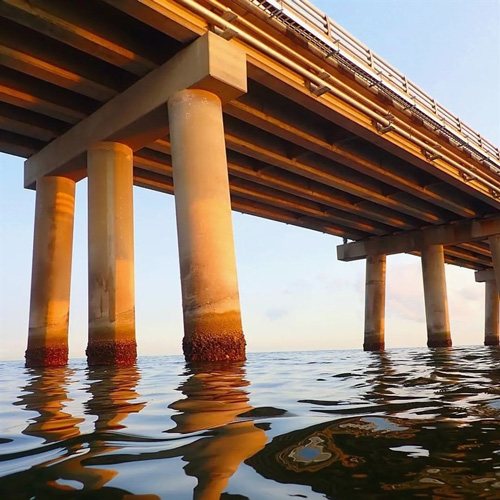 Another view from under the bridge